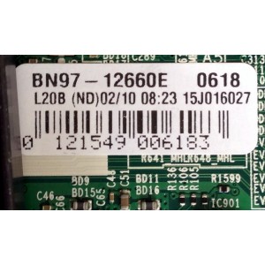 MAIN PARA TV SAMSUNG / NUMERO DE PARTE BN94-11797E / BN41-02307B / BN97-12660E / SUSTITUTAS BN94-09548W / BN94-09536L / BN94-10488M / PANEL CY-JJ043BGEV2H / MODELO UN43J5200AFXZA BD06